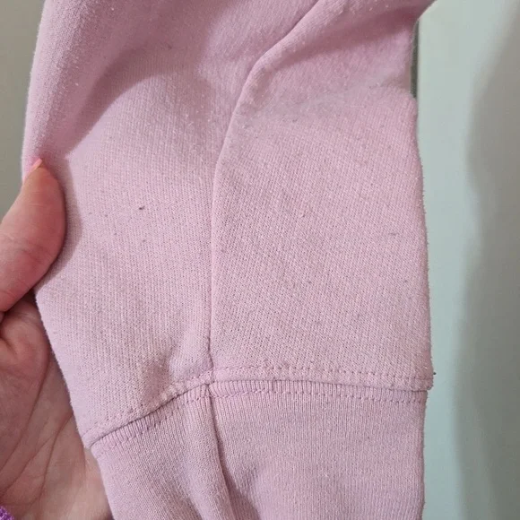 Champion Pink Sweatshirt Size Large Used - Picture 3 of 5